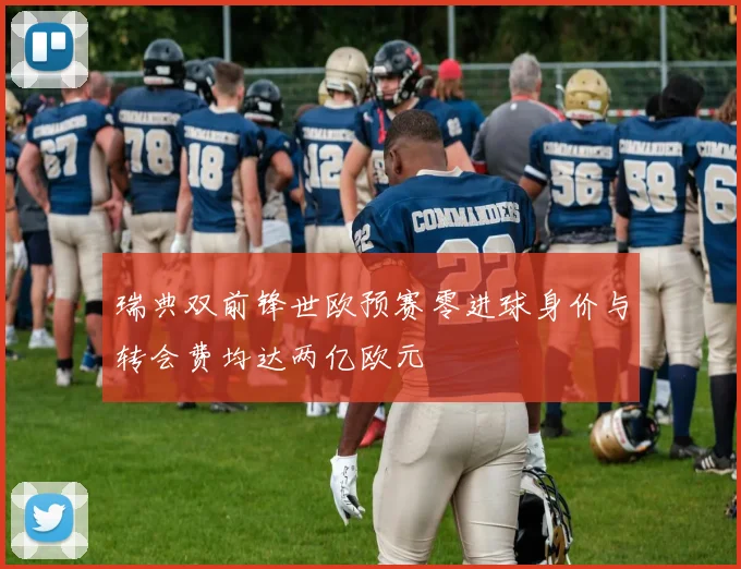 瑞典双前锋世欧预赛零进球身价与转会费均达两亿欧元